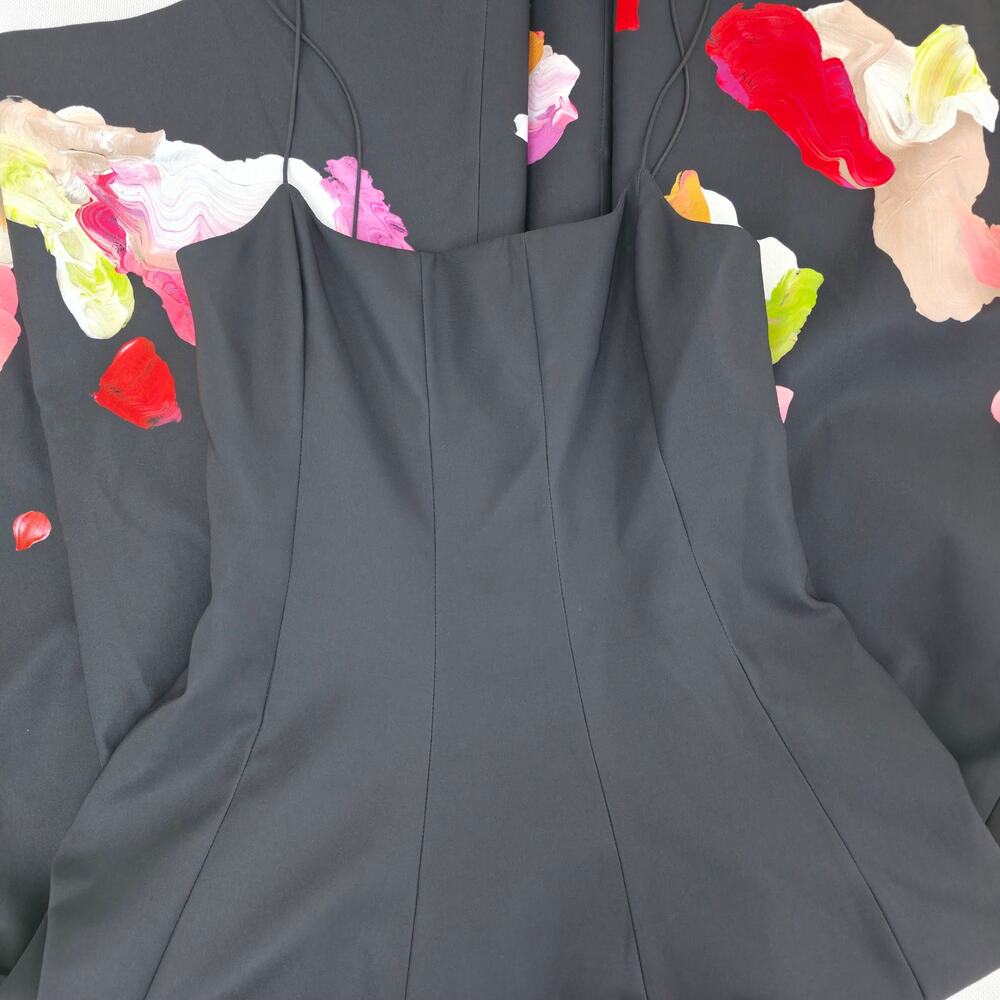 Acler Abstract Samstone Sleeveless A-Line Maxi Gown Dress Sz 6 NWOT - Picture 14 of 15